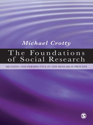 cover image of The Foundations of Social Research